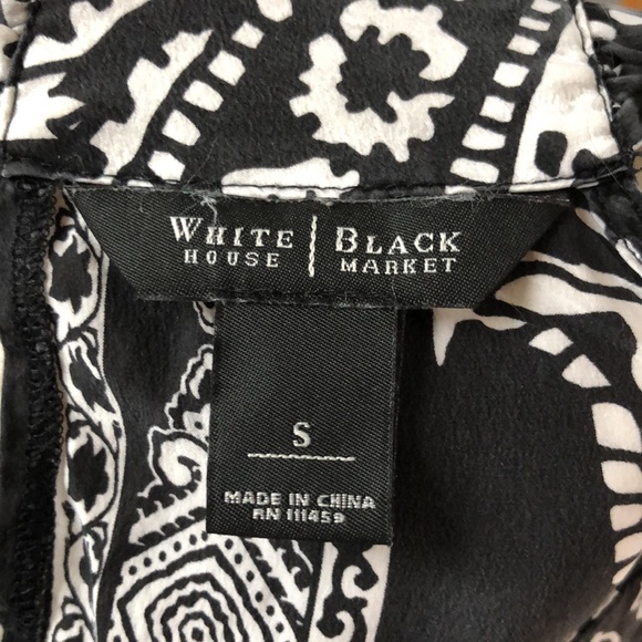 WHBM Silk Bow Blouse - Picture 9 of 16